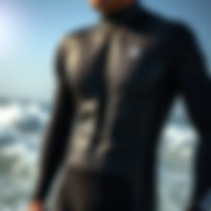 Modern kitesurf wetsuit featuring innovative design and technology
