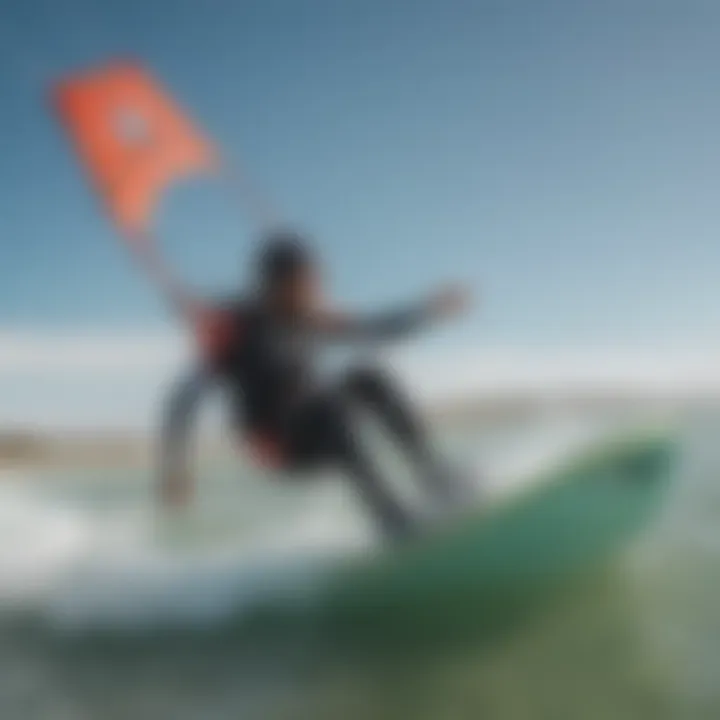 Kitesurfing at Langebaan Lagoon