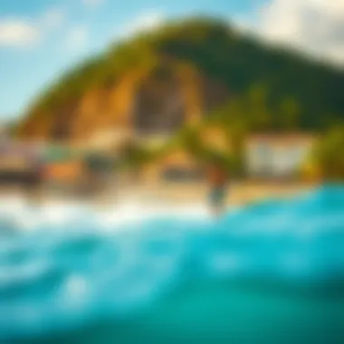 Local surf culture in Cartagena