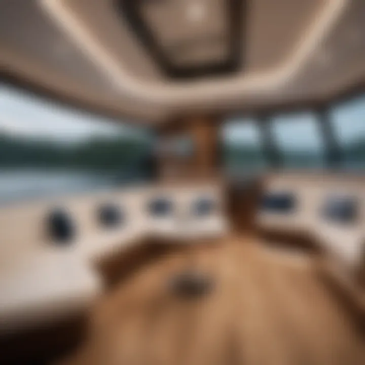 Luxurious Wake Boat Interior