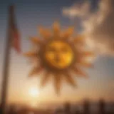 Majestic Sun Flag in Ancient Civilizations