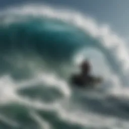Masterful depiction of the turbulent sea in 'The Great Wave off Kanagawa'