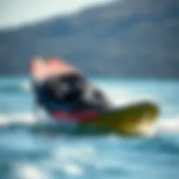 Wakesurf board setup with essential gear