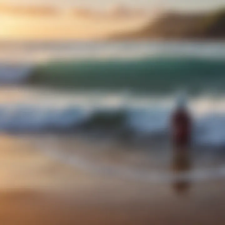 Maui's pristine waves at sunrise