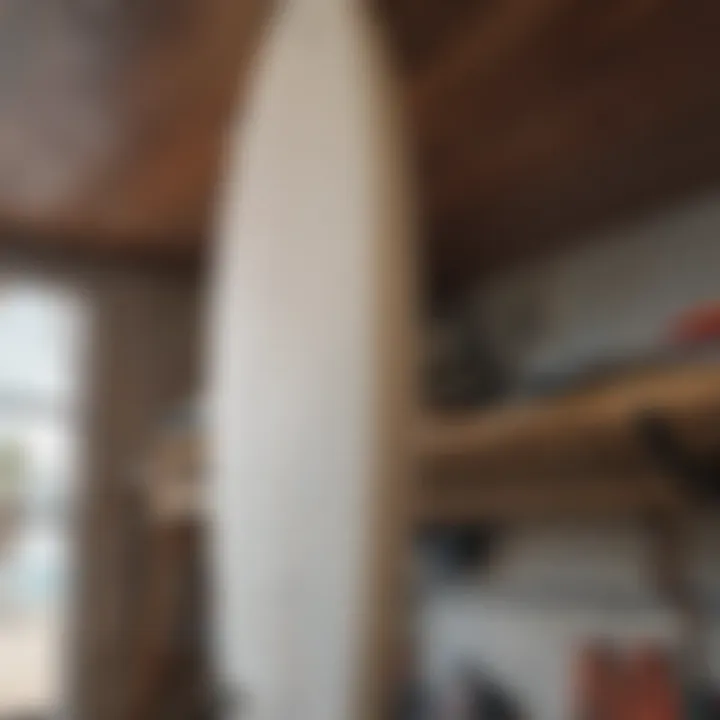 Maintenance tips illustrated for preserving surfboard ceiling racks