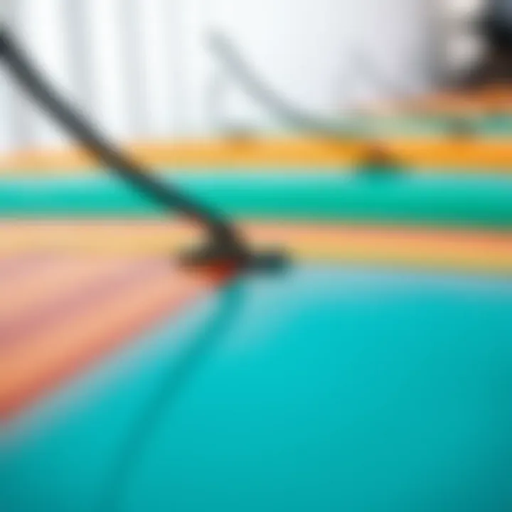 Quality Materials for MBB Surfboard Racks Close-up of high-quality materials used in MBB surfboard racks