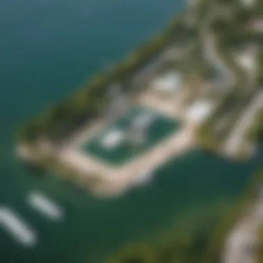 Miami Wakeboard Complex Aerial View