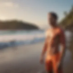 A vibrant display of surf apparel showcasing quality and style