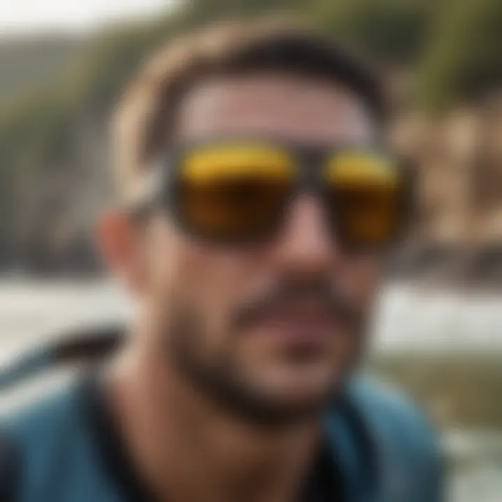 Oakley Split Shot Sunglasses in Action during Watersports