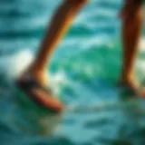 OluKai Kaekae sandals in action on the water