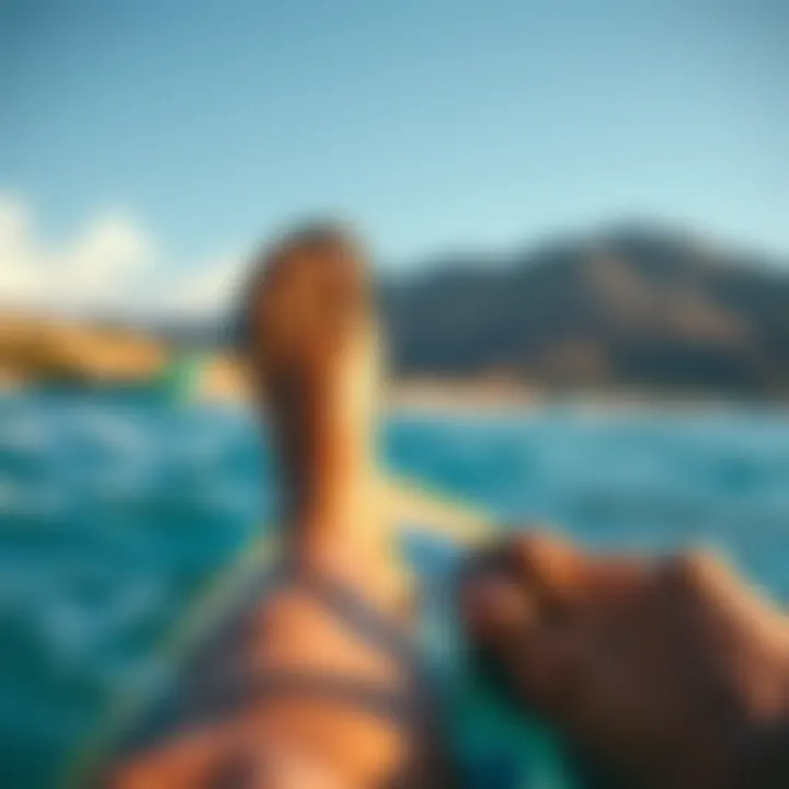 A person enjoying comfort while wearing OluKai Kaekae sandals