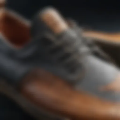 Close-up of O'Neill surf shoe design showcasing innovative materials