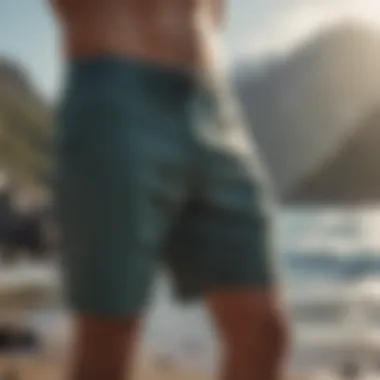 Patagonia board shorts with innovative fabric technology