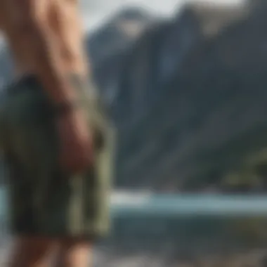 Patagonia board shorts showcasing stylish design