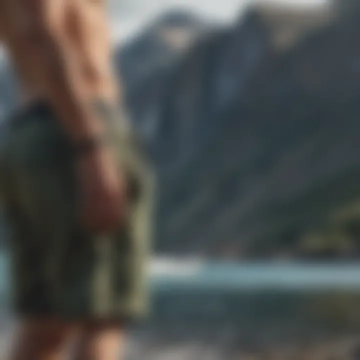 Patagonia board shorts showcasing stylish design