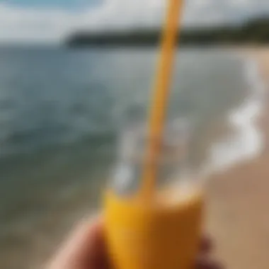 Practicality of Corkcicle Straw Lid in Watersports