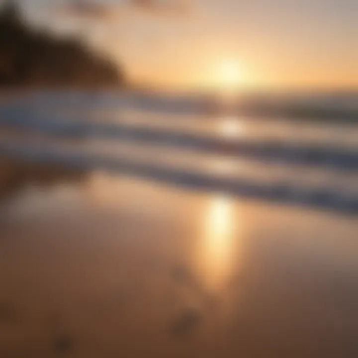 Pristine Beach at Sunset