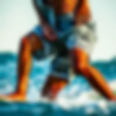 Performance in Action: Quiksilver Volley Shorts Athlete wearing Quiksilver Volley shorts while surfing