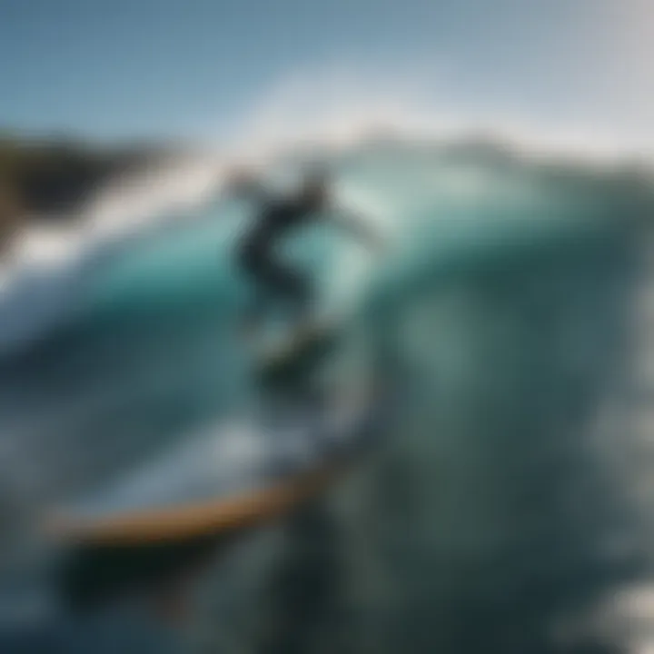 Dynamic Wave Carving Water-Powered Surfboard