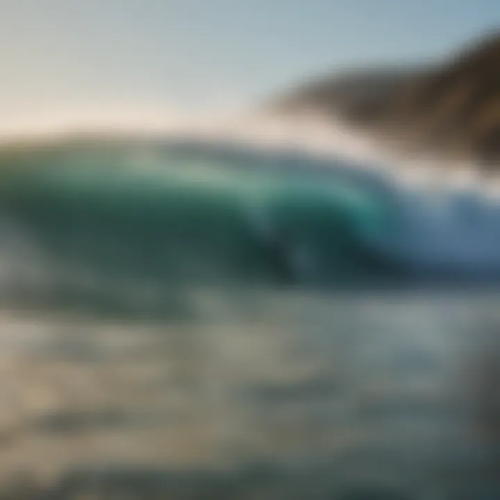 Crystal clear waves at Rincon Point