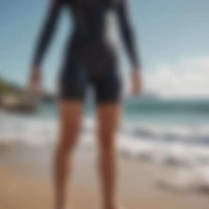 High-performance and durable materials used in Roxy wetsuit shorts