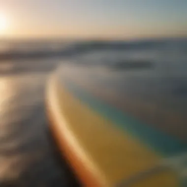 Rekindling the Craft A close-up of surfboard wax, symbolizing preparation and rekindling passion