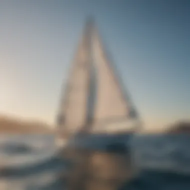 Sailboat Gliding Across Crystal Waters