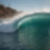 Dynamic ocean swells reflecting surf conditions in San Diego