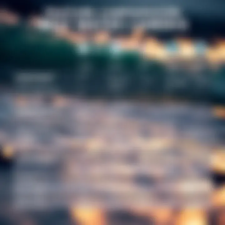 Comparison chart of various water cameras with features highlighted