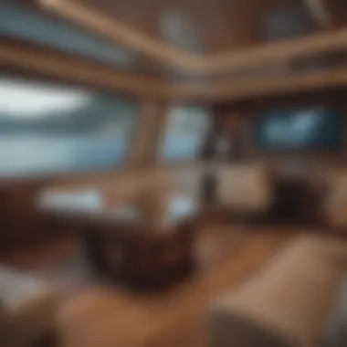 Interior view of the luxurious and tech-savvy features of Shelta Seahawk