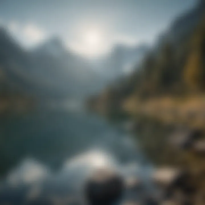 Breathtaking view of Silvaplana's serene lake surrounded by mountains