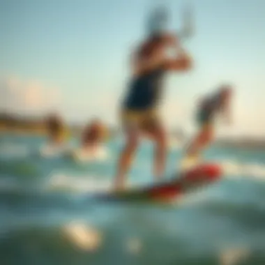 Diverse riding styles represented on the Slingshot Misfit kiteboard