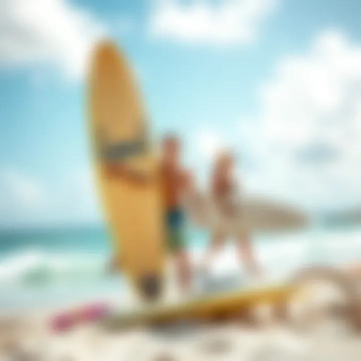 Sustainable Surfing Gear for the Eco-Conscious Eco-friendly surfing equipment on the beach