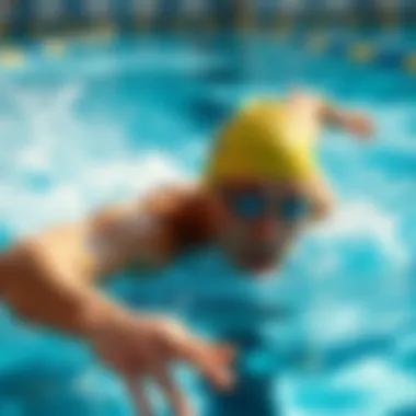Mastering Advanced Stroke Techniques A swimmer demonstrating advanced stroke technique in a clear pool