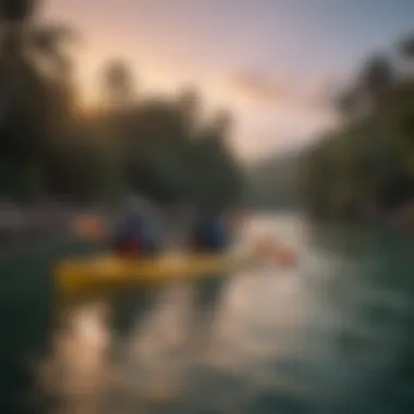 Sunset Kayaking Adventure at Waves Village Resort