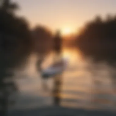 Sunset Paddleboarding Reflections