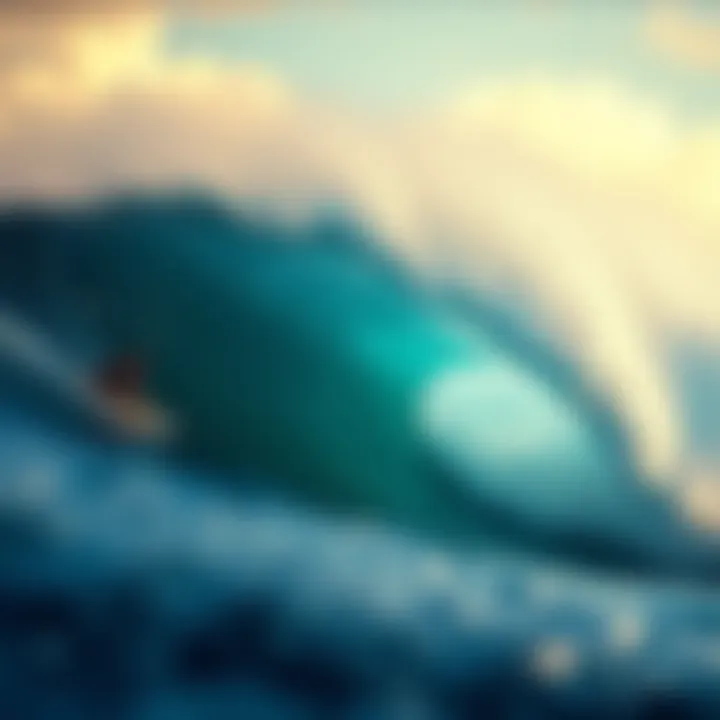 A breathtaking wave breaking at a popular surf spot in the Dominican Republic