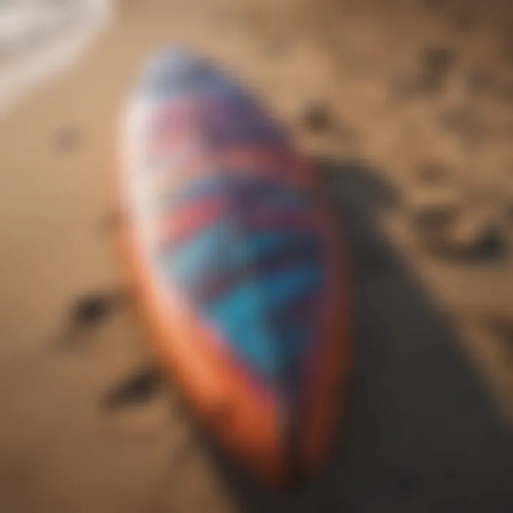 Surfboard bag in vibrant and unique color patterns