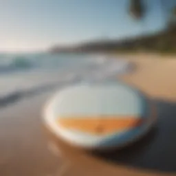 Surfboard on Shoreline