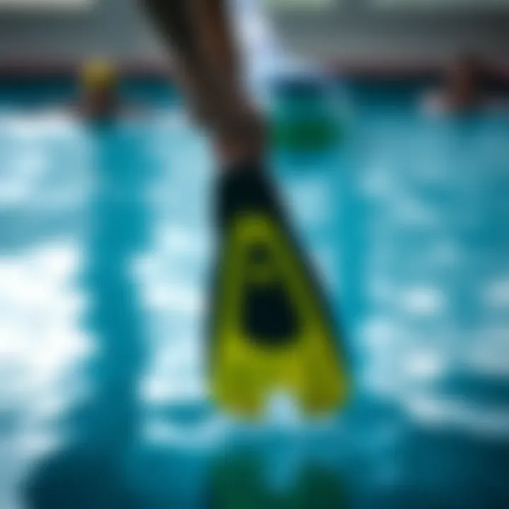 Proper maintenance techniques for swim fin straps