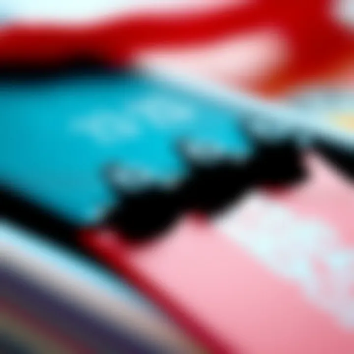 Detailed view of swim fin strap materials