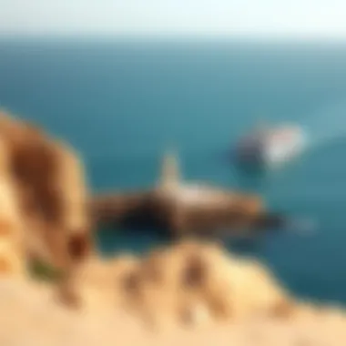 Coastal Landmarks of Tangier Historic landmarks visible from the Tangier coastline