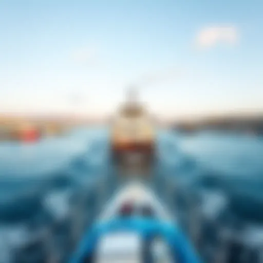 Ferry Arriving at Tarifa A scenic view of the ferry approaching the Tarifa harbor