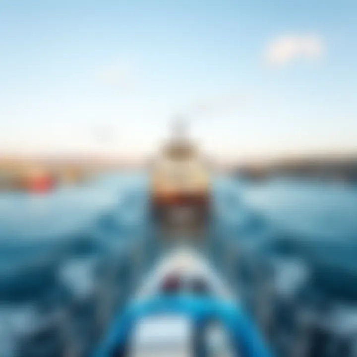 Ferry Arriving at Tarifa A scenic view of the ferry approaching the Tarifa harbor