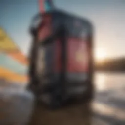 A sleek and durable windsurfing bag showcasing high-quality materials