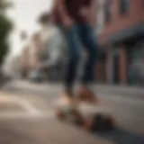 Steve Berra showcasing Cariuma footwear on a skateboard