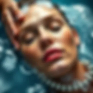 Salt water application for skin rejuvenation