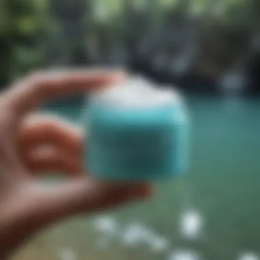 Soothing balm for aquatic activities