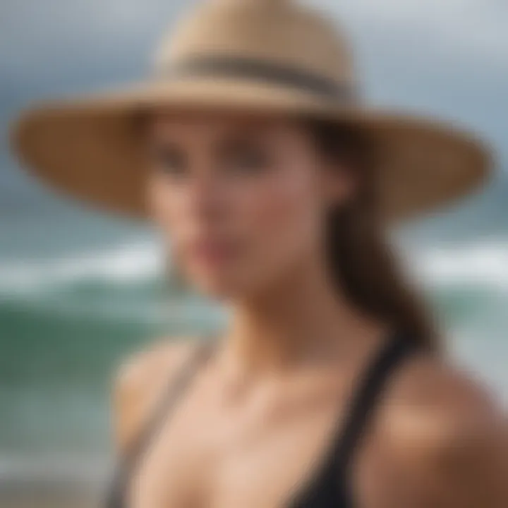 Surf Hat with UV Protection Shielding from Sun