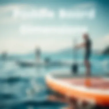 Overview of paddle board dimensions